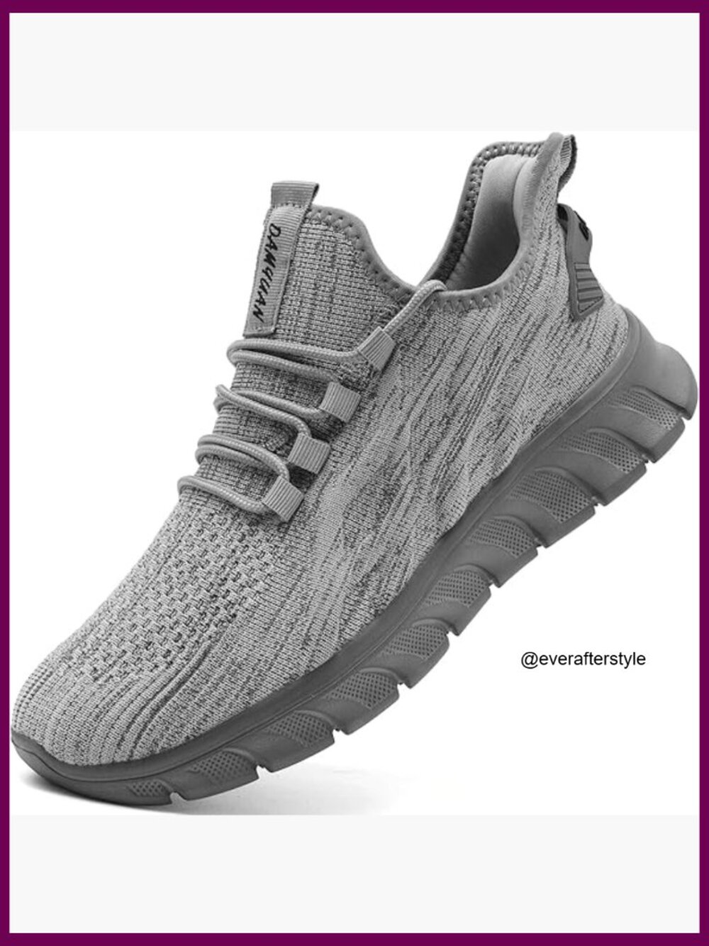 Mesh and EVA Slip-On Athletic Shoes Lightweight Breathable Walking Sneakers